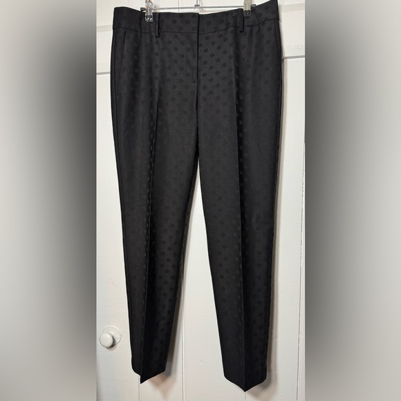 NWOT Ann Taylor Black Polka Dot Trousers On Trend!! - Picture 1 of 9
